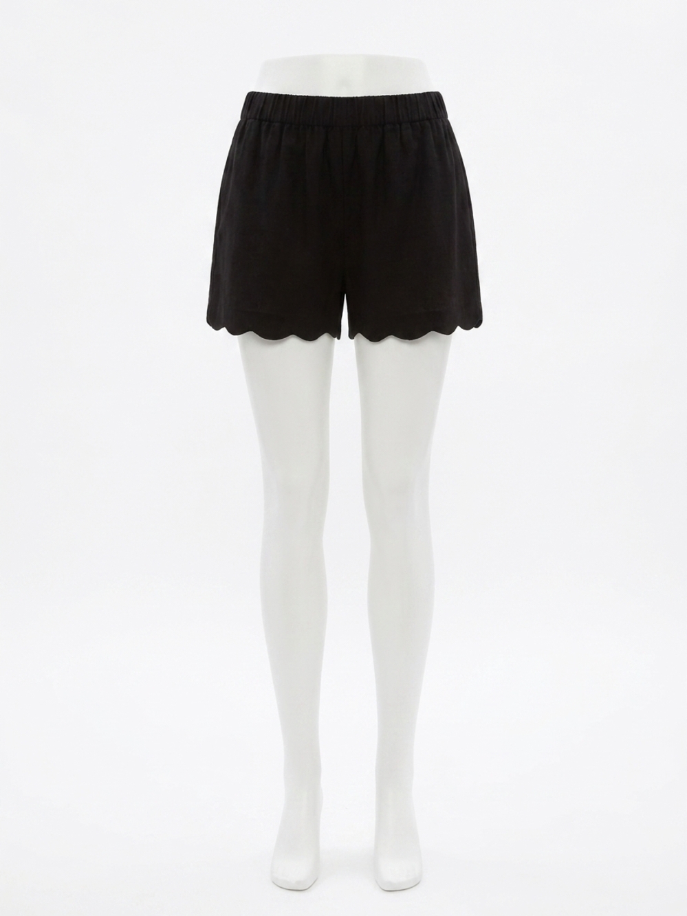 NEW BLU PEPPER high waist shorts in black